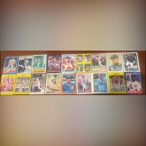 Mixture of baseball greats.  1980’s to 1990’s.